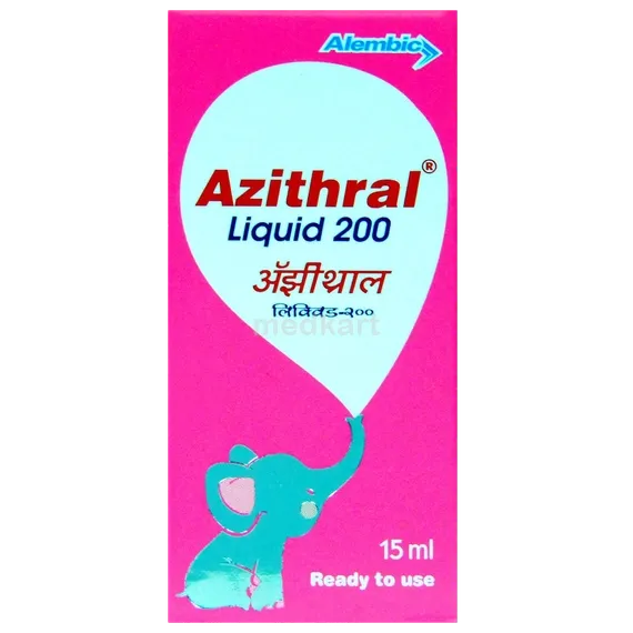 azithral 200mg syrup 15 ml